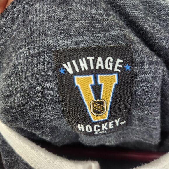 Mitchell & Ness Mens Vintage Hockey Chicago Blackhawks Raglan Tee Size M - Picture 4 of 7